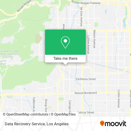 Data Recovery Service map