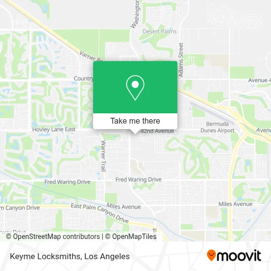 Keyme Locksmiths map