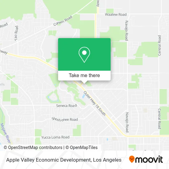 Apple Valley Economic Development map