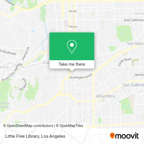 Little Free Library map