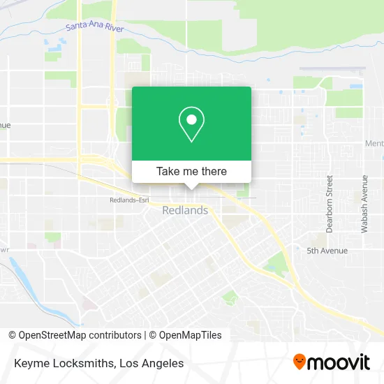 Keyme Locksmiths map