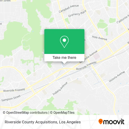 Riverside County Acquisitions map