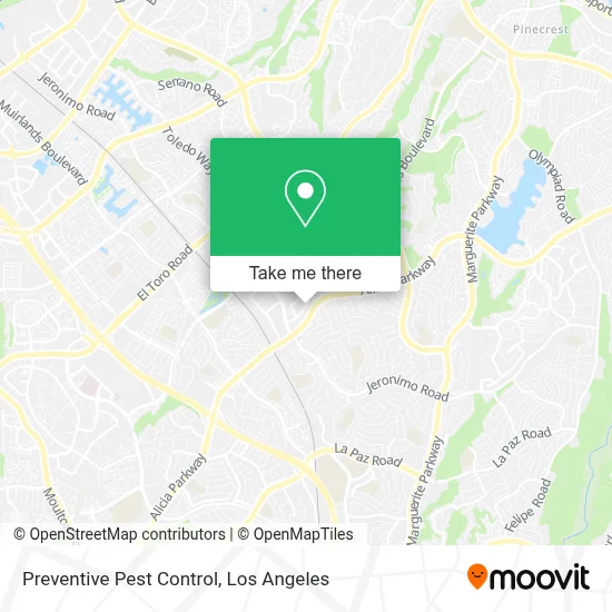Preventive Pest Control map