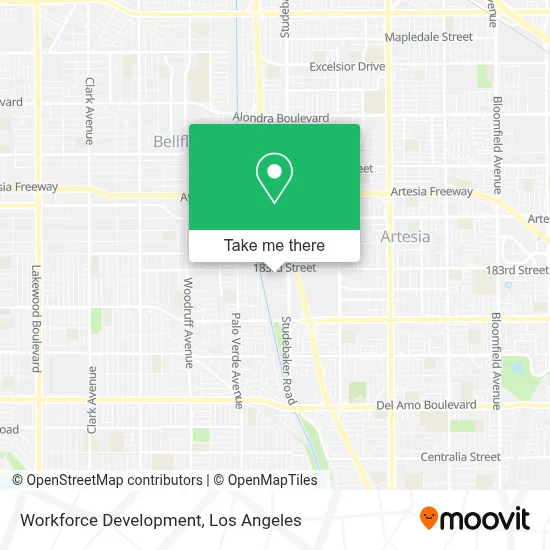 Workforce Development map