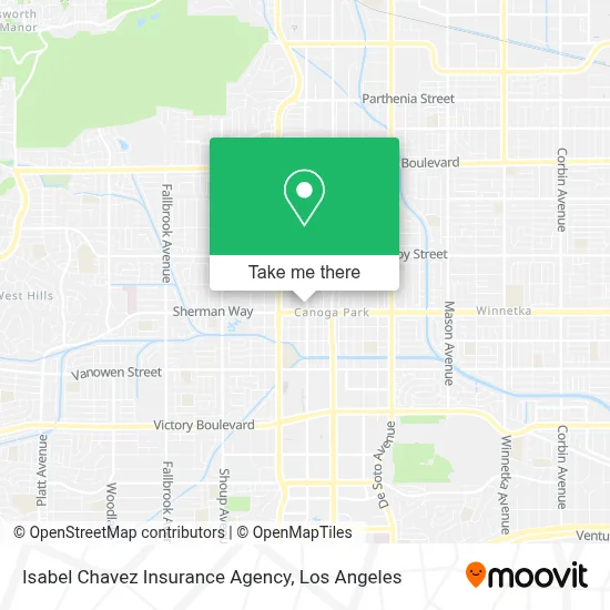Isabel Chavez Insurance Agency map