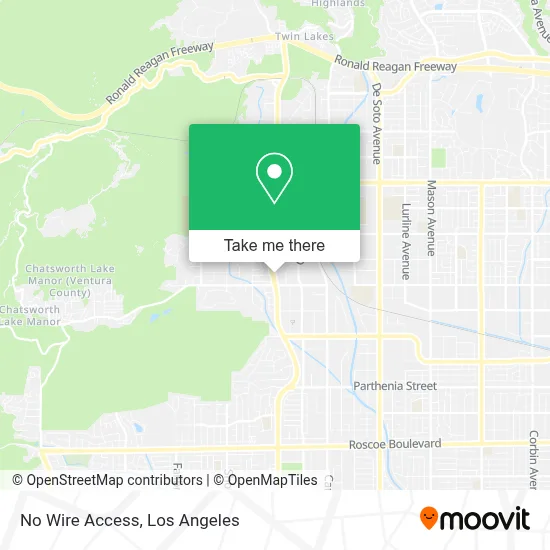 No Wire Access map