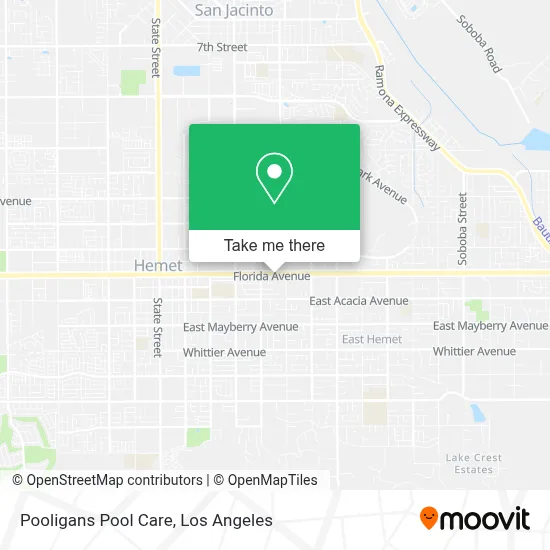 Pooligans Pool Care map