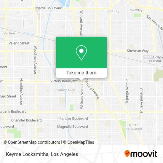 Keyme Locksmiths map