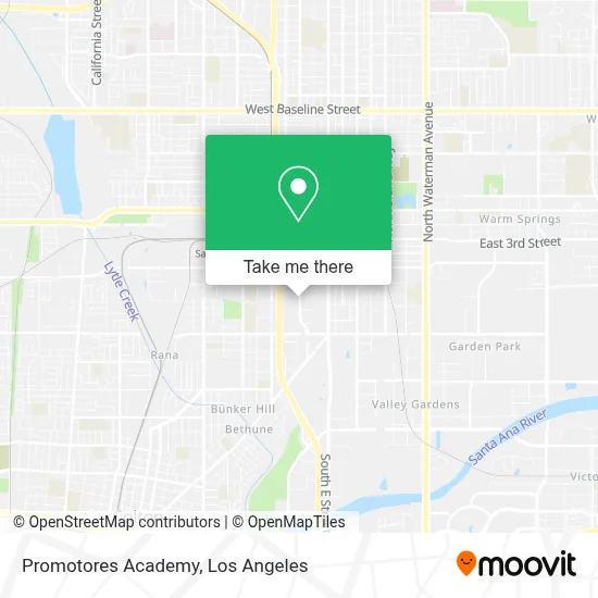 Promotores Academy map