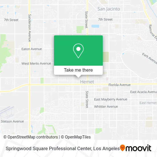 Springwood Square Professional Center map