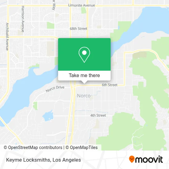 Keyme Locksmiths map