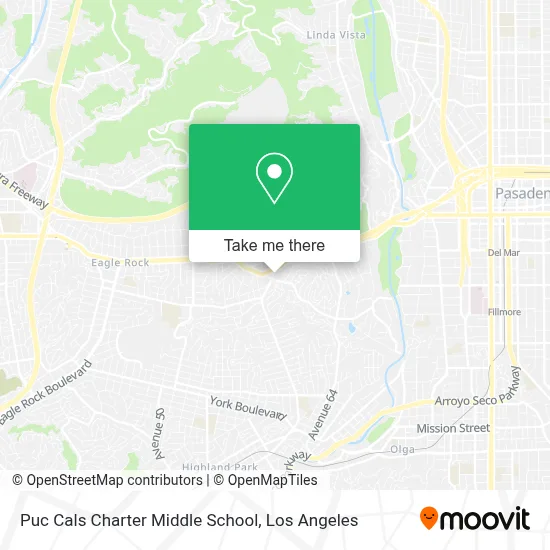 Puc Cals Charter Middle School map