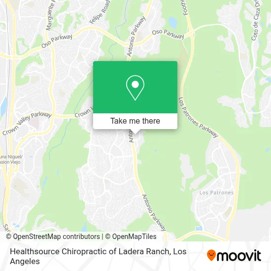 Healthsource Chiropractic of Ladera Ranch map