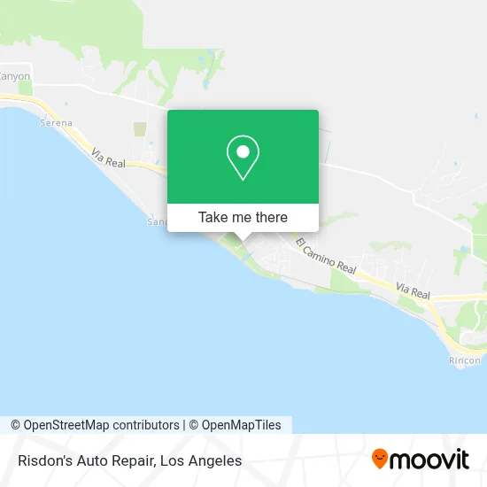 Risdon's Auto Repair map