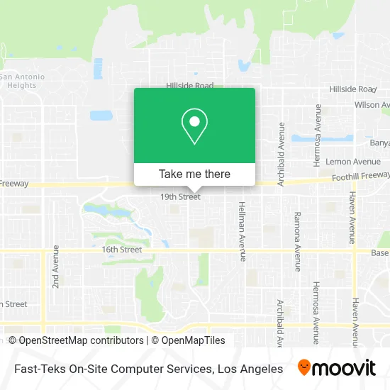 Fast-Teks On-Site Computer Services map