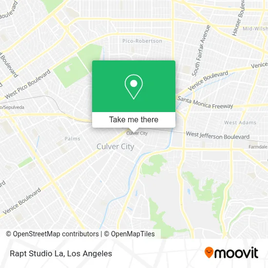 Rapt Studio La map