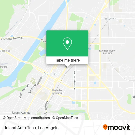 Inland Auto Tech map