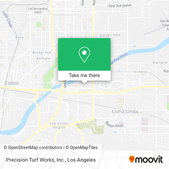 Precision Turf Works, Inc. map