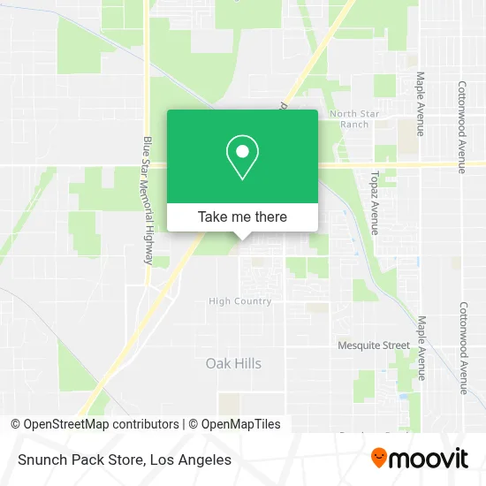 Snunch Pack Store map