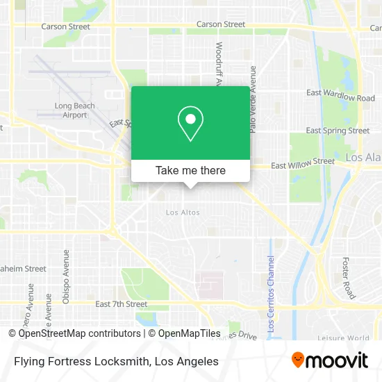 Flying Fortress Locksmith map