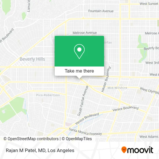 Rajan M Patel, MD map