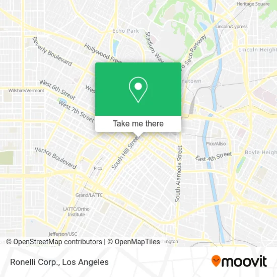 Ronelli Corp. map