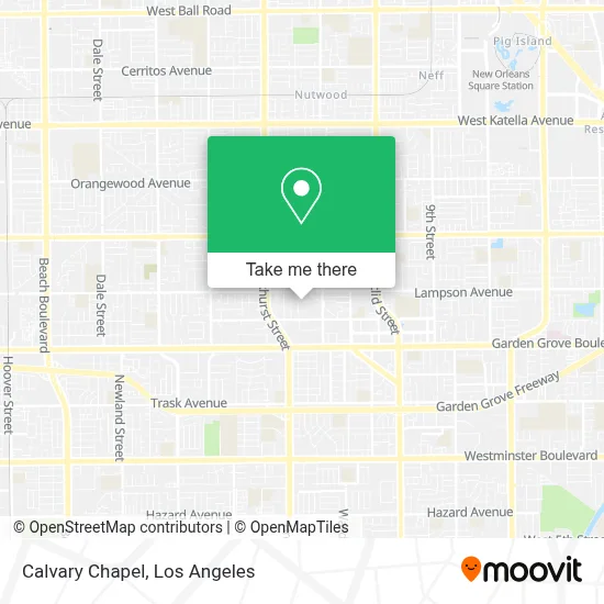 Calvary Chapel map