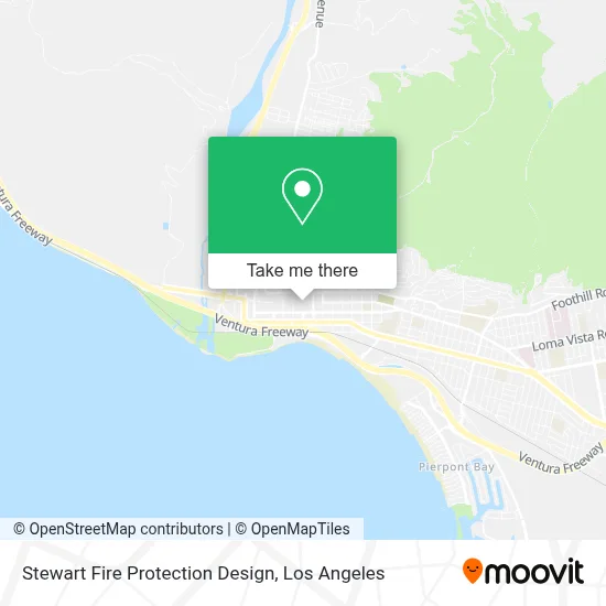 Stewart Fire Protection Design map