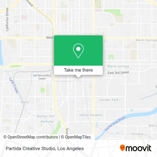 Partida Creative Studio map