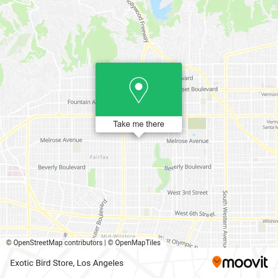 Exotic Bird Store map