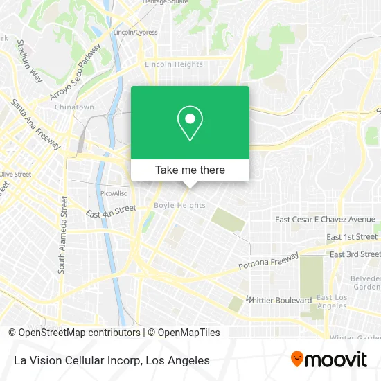 La Vision Cellular Incorp map