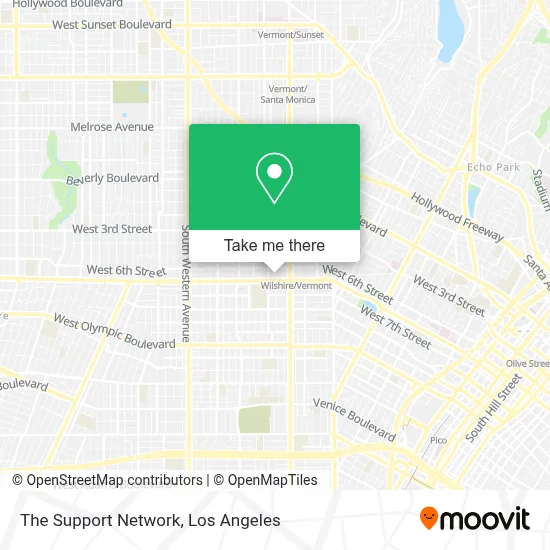 The Support Network map