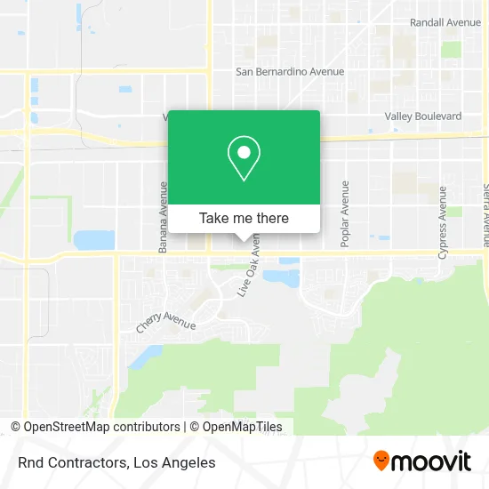 Rnd Contractors map