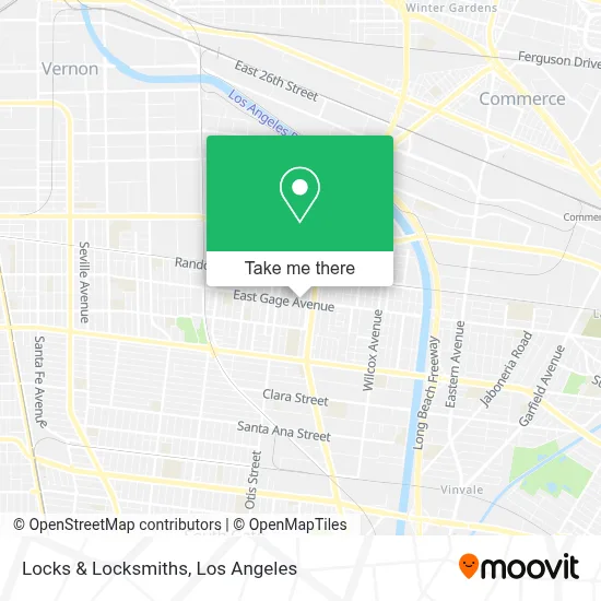 Locks & Locksmiths map