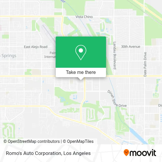 Romo's Auto Corporation map