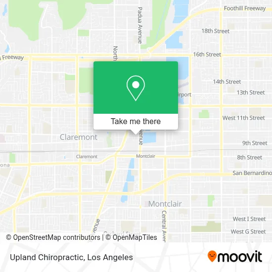 Upland Chiropractic map