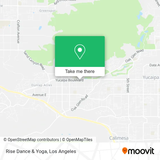 Rise Dance & Yoga map