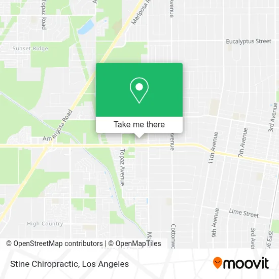 Stine Chiropractic map