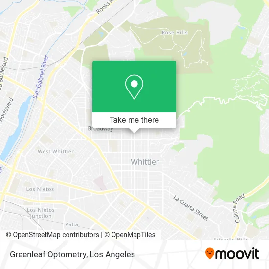 Greenleaf Optometry map