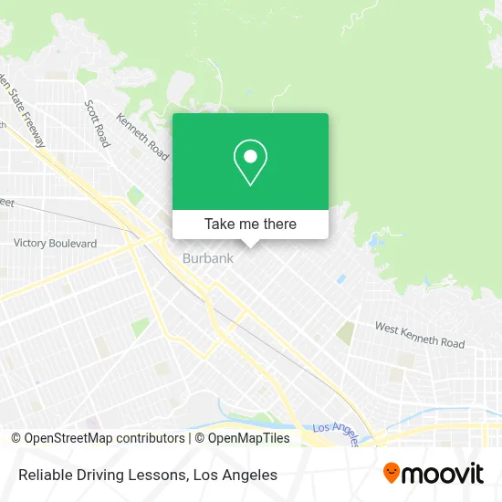 Reliable Driving Lessons map