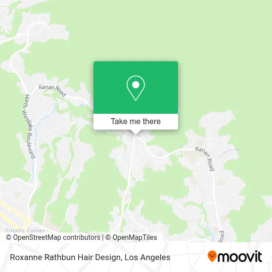 Roxanne Rathbun Hair Design map