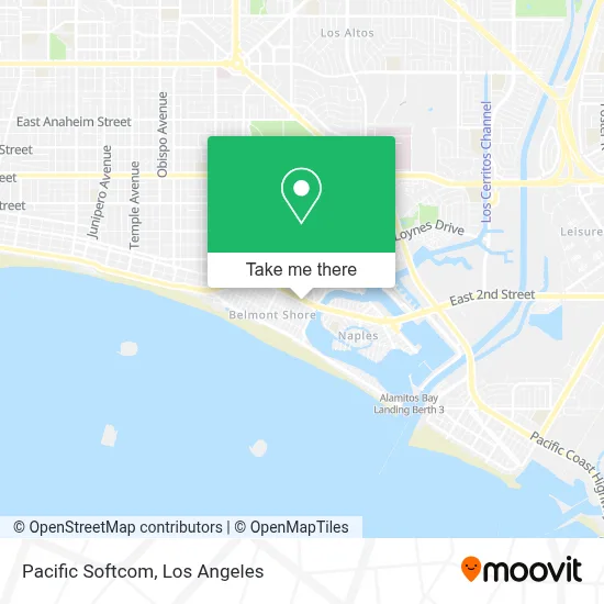 Pacific Softcom map