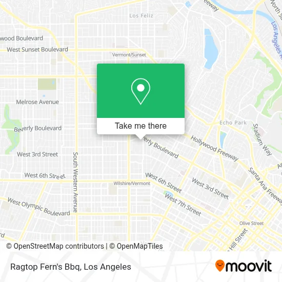Ragtop Fern's Bbq map