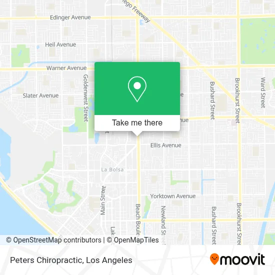 Peters Chiropractic map
