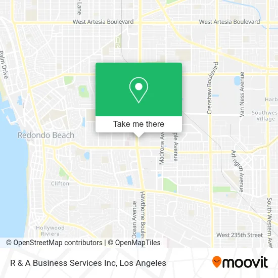 R & A Business Services Inc map