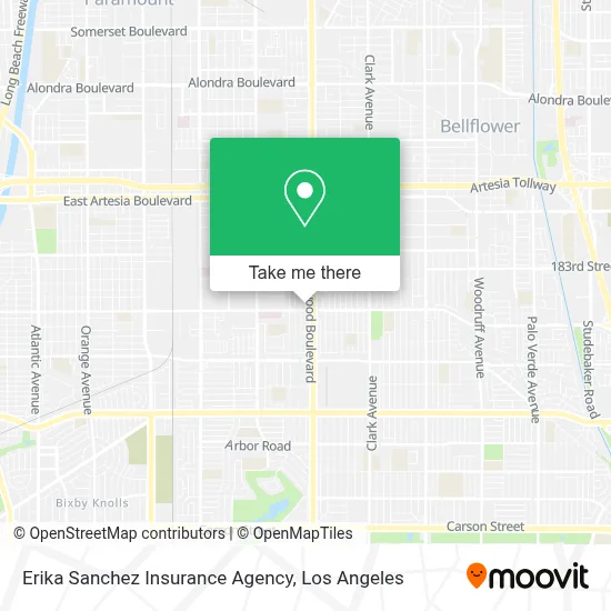 Erika Sanchez Insurance Agency map