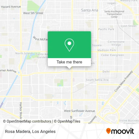 Rosa Madera map