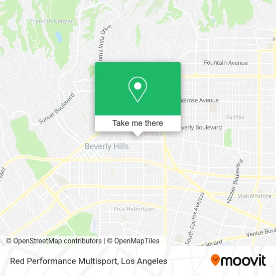 Red Performance Multisport map
