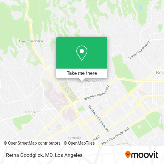 Retha Goodglick, MD map
