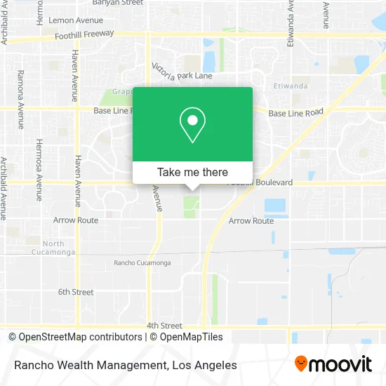 Rancho Wealth Management map